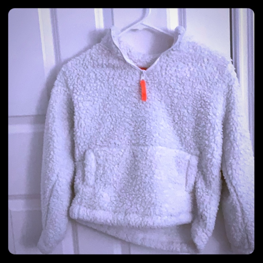 White Sherpa sweatshirt